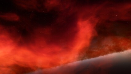 Night sky - Universe filled with stars, nebula and galaxy
