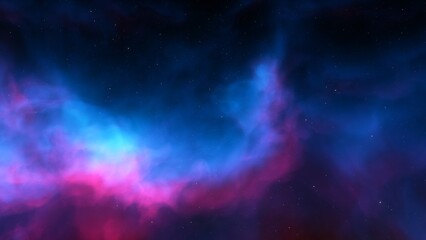 Night sky - Universe filled with stars, nebula and galaxy
