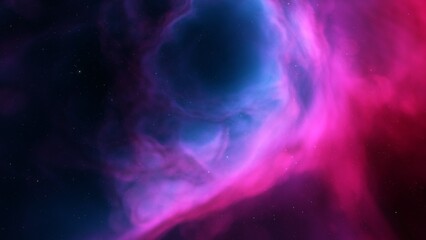 nebula gas cloud in deep outer space
