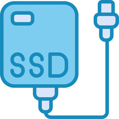 External SSD Vector Icon