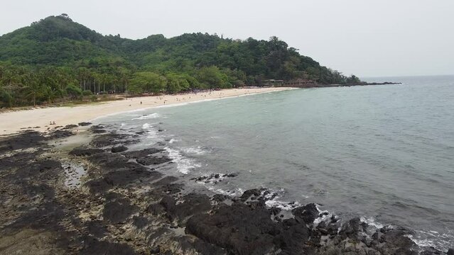 had farang beach in koh mook thailand