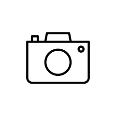 Camera Icon vector isolated on white background. Camera symbol. Camera vector icon