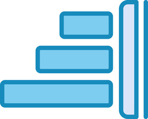 Right Align Vector Icon