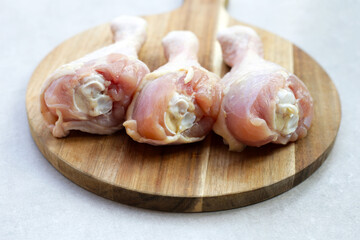 Raw chicken legs, meat for cooking