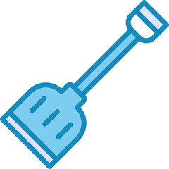 Snow shovel Vector Icon