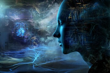 future world where imagination knows no bounds, artificial intelligence transcends mere software