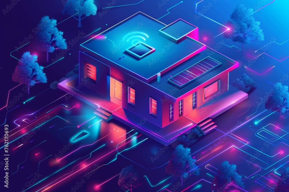 Poster optimizing urban development with smart home management: integrating solar power design and network 