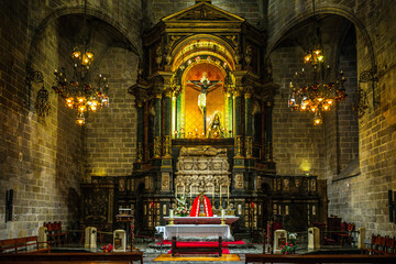 Fototapeta na wymiar Barcelona Cathedral, Barcelona, Spain