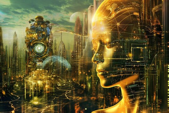 future world where imagination knows no bounds, artificial intelligence transcends mere software