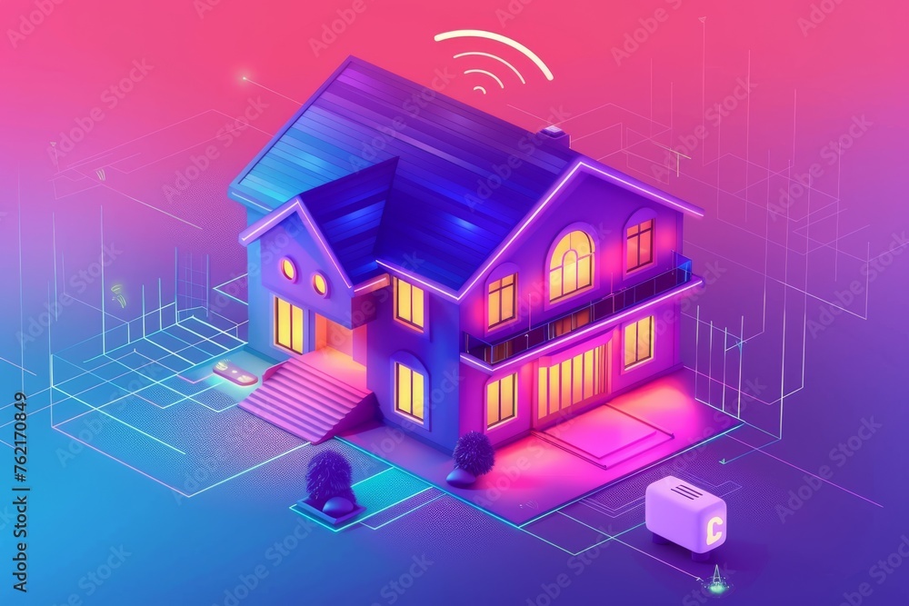 Poster navigating mortgage access with digital home systems: blockchain technology and smart home managemen