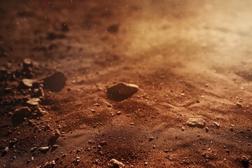 Mars surface super detailed view