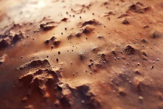 Mars surface super detailed view