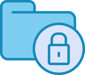 Secure Folder Vector Icon