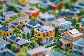 Fototapeta premium Condominium Innovations: Explore Sustainable Urban Living with Efficient Design and Dynamic Housing Solutions
