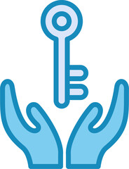 Fototapeta premium Secret Vector Icon
