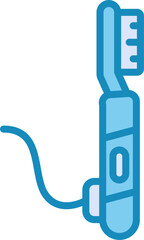 Electric Toothbrush Vector Icon