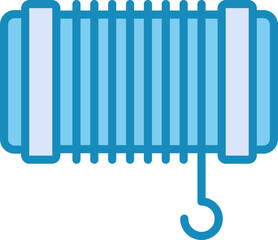 Cable Pulling Rope Vector Icon
