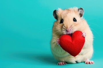 Sweet Hamster Embrace: Fuzzy Warmth, AI Generative
