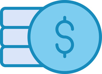 Coins Vector Icon