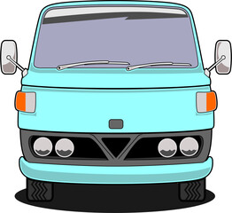 japanese classic truck cartoon
