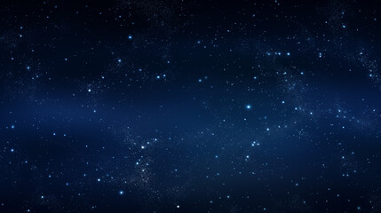 Naklejka premium Expansive Starry Sky with Faint Cosmic Clouds