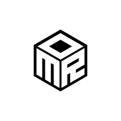 MRO letter logo design with white background in illustrator. Vector logo, calligraphy designs for logo, Poster, Invitation, etc. - obrazy, fototapety, plakaty