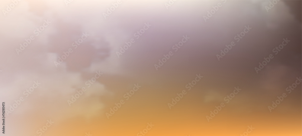 Poster modern colorful gradient background with clouds
