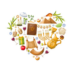 Symbols of Israeli religious holidays