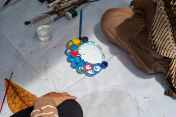 palette for painting