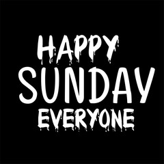 Happy Sunday  Everyone Logo