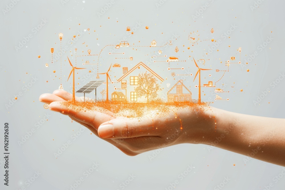 Poster implementing energy-efficient design in field stations: how cloud computing and smart living converg