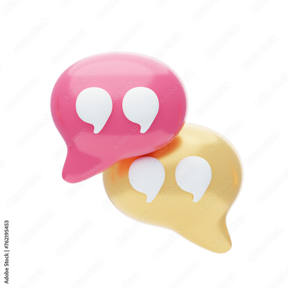 Poster 3d communication symbol model connecting . 3d illustration, 3d element, 3d rendering. 3d visualizati