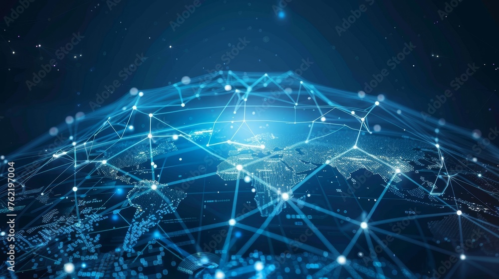 Poster A digital transformation concept for global communication networks.