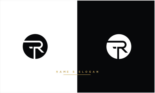 TR, RT, T, R, Abstract Letters Logo Monogram