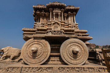 Ruins of the Vijaya Vitthal Temple at Humpi, Karnataka 