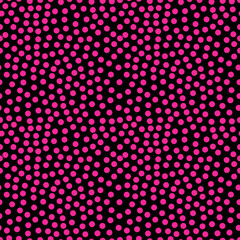 Seamless pattern with small confetti. illusion and ripples. Neon