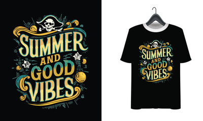 Vector summer vector t shirt design