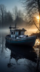 Boat Floating on Water