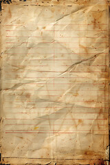 Stained, dirty, and distressed cream white, brown, orange, and tan vintage paper texture
