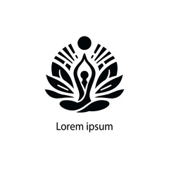 A yoga logo design