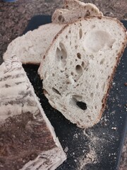 sourdough bread in the kitchen 