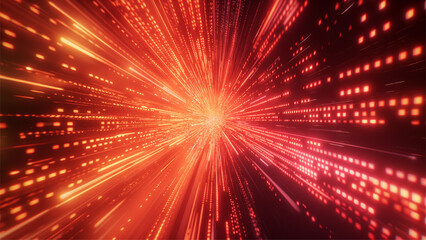 Naklejka premium abstract technology background of high speed global data transfercomputing cyber attack 