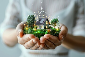 Advancing Off Grid Living with Wireless Automation and Smart House Technology: Green Solutions for Urban Redevelopment and Home Security - obrazy, fototapety, plakaty