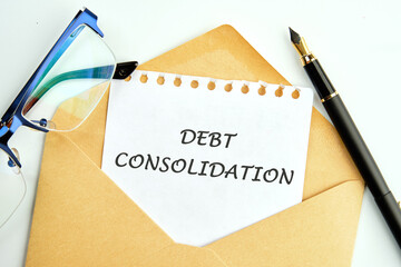 Debt consolidation. This is the process of obtaining a new loan to repay a number of existing...