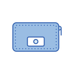 Obraz premium Dou tone Purse vetor icon