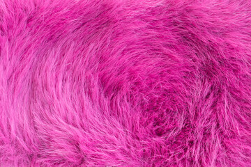 Pink fluffy fur texture background, Fleece texture, Synthetic fur fabric