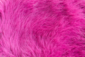 Pink fluffy fur texture background, Fleece texture, Synthetic fur fabric