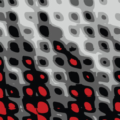 Black And Red Pattern