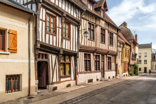 Fachwerkambiente in Vernon in der Normandie