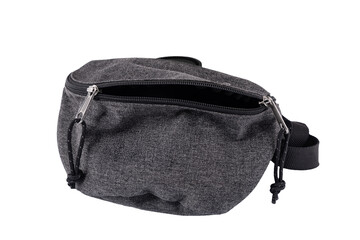 Gray fanny pack bag